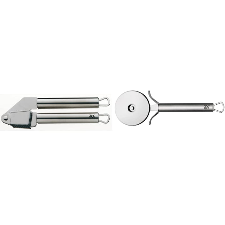 WMF Profi Plus Knoblauchpresse 17,5 cm, Cromargan Edelstahl teilmattiert, spülmaschinengeeignet & Pr