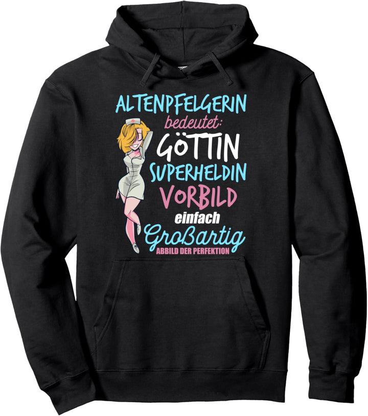 Altenpflegerin Geschenk Altenpflege Pflegekraft Pflegerin Pullover Hoodie