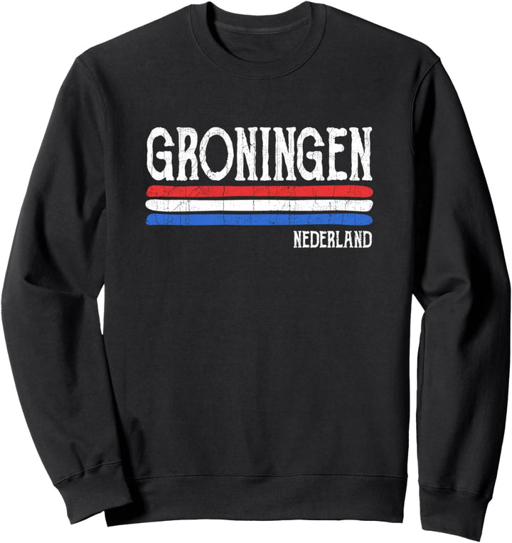 Vintage Groningen Niederlande Holland Niederländisch Sweatshirt