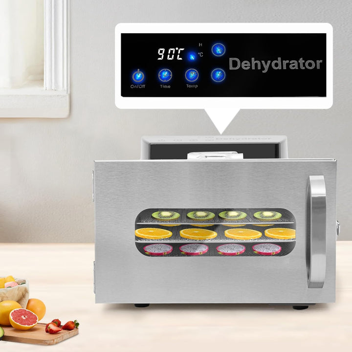 Dried Fruit Machine Mit Touchpanel, Sechs Ebenen, 400W | Robuster Stahl Für Küchen Oder Familien, Pr