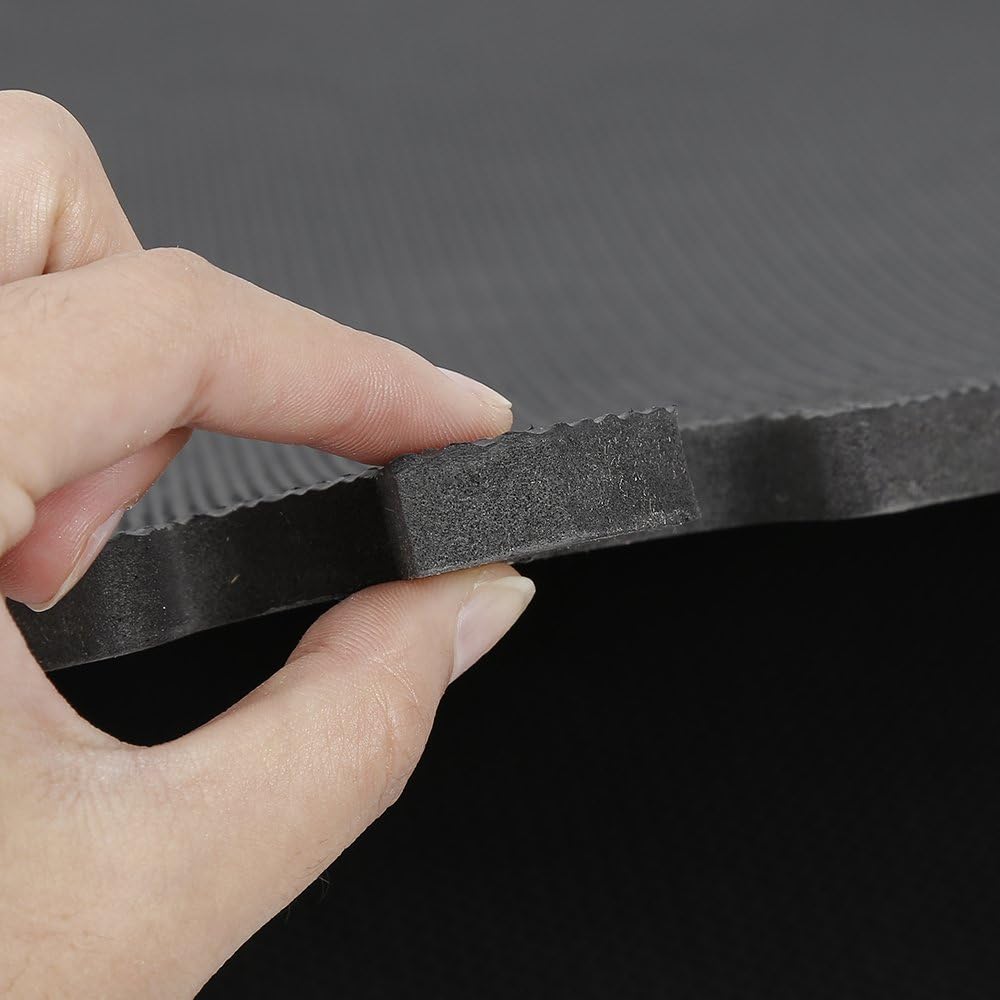Bodenschutzmatte Fitness 63 * 63 cm, EVA-Schaum-Sport-Fitness-Matte, 12 mm Dicke Gummimatte, für Gar