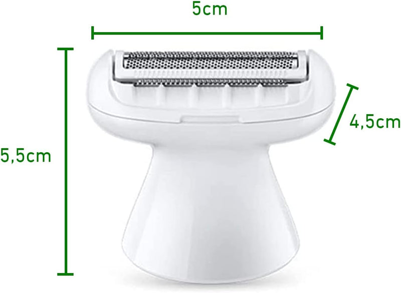 Electrododo 81719635 Rasierkopf für Epilierer Braun Silk Epil 9 Flex