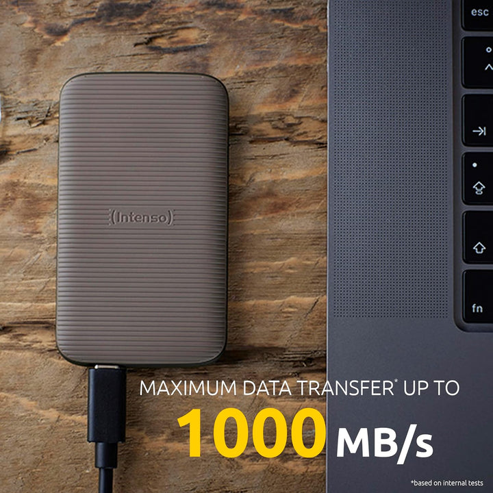 Intenso Externe SSD TX500, 500 GB Portable Solid State Drive, Super Speed USB 3.2 Gen 2x1 (10 Gbit/s