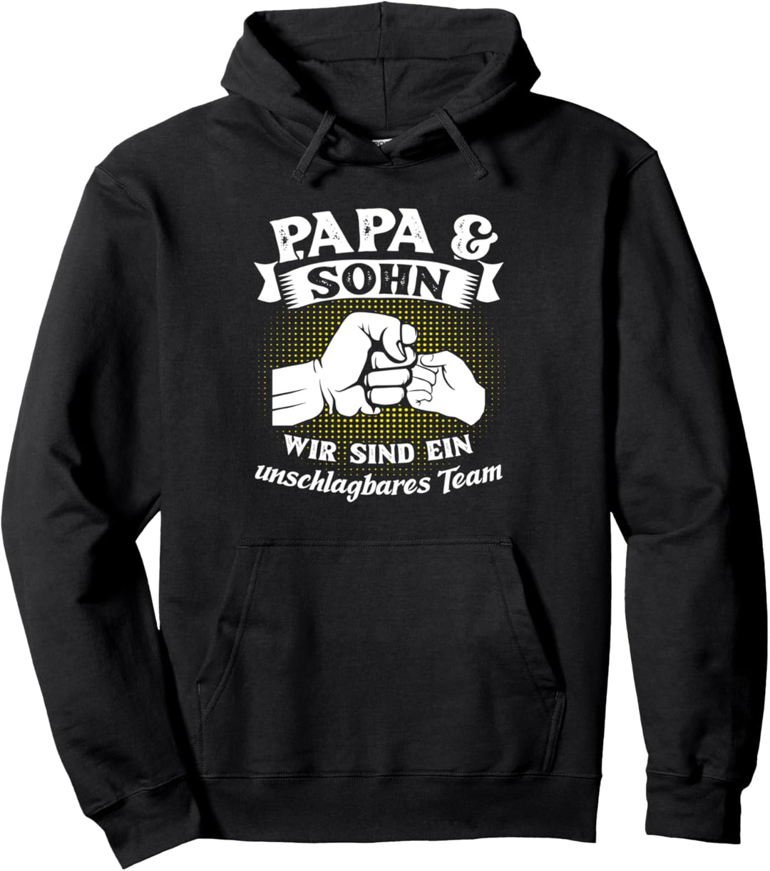 Papa Sohn Vatertag Eltern Pullover Hoodie