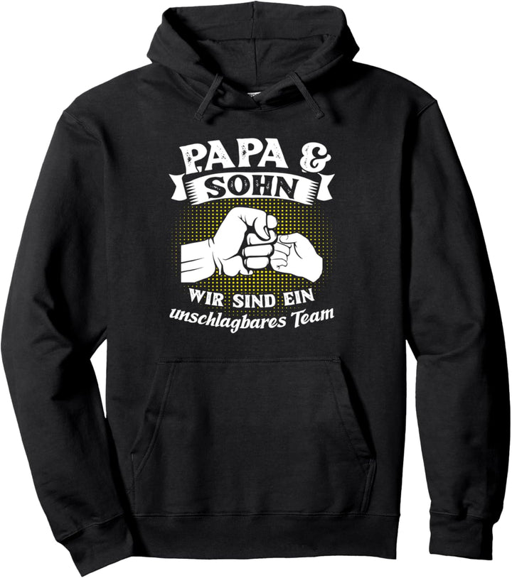 Papa Sohn Vatertag Eltern Pullover Hoodie