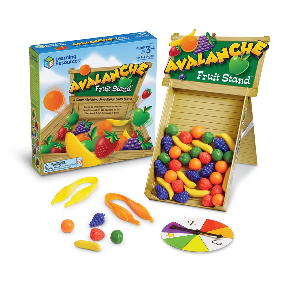 Learning Resources Obststand mit Lawinengefahr Farben & Feinmotorische Fertigkeiten nspiel,