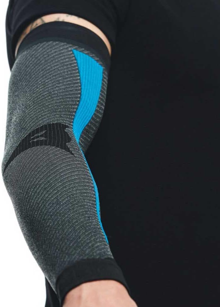 Dainese Unisex Dry Arm Baselayer-Unterwäsche, Schwarz/Blau, N