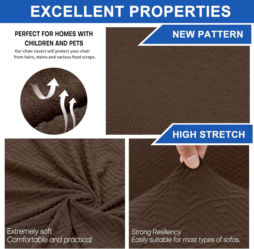 Ystyle Stuhlhussen 2er Set, Stretch Stuhlbezug, Universale Elastische Stuhlbezüge, Hussen Für Stühle