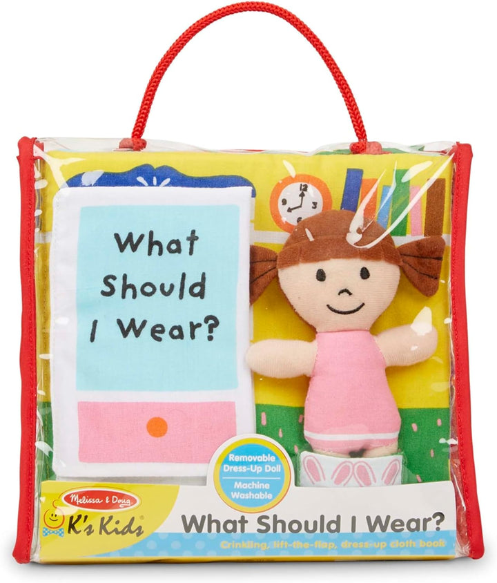 Melissa & Doug Soft Activity Book - What Should I Wear