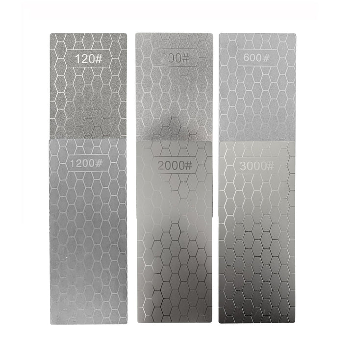 6 Stück Diamant Schleifplatten, 120# 200# 600# 1200# 2000# 3000# Diamant Schleifen von extra grober