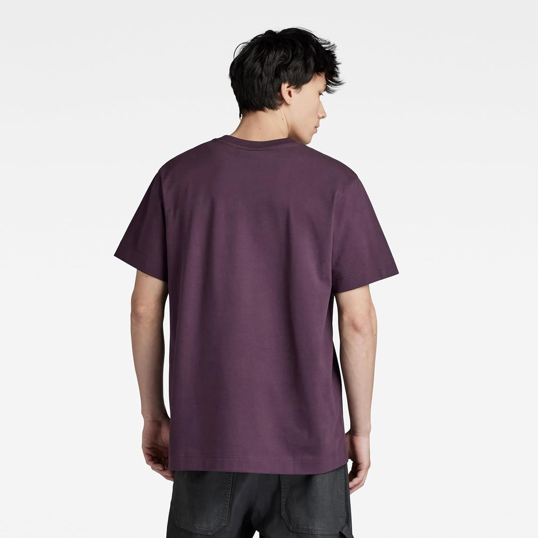 G-Star RAW Herren Essential Loose T-Shirts XS Purpur (Lt Maze D23471-c784-8880), XS Purpur (Lt Maze