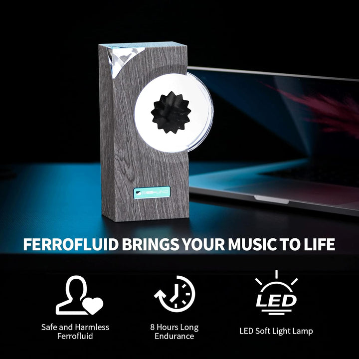 Sovenomund Dancing Ferrofluid with Music Rhythm, Ferrofluid Speaker Music Mate/Sound Partner, Ferrof