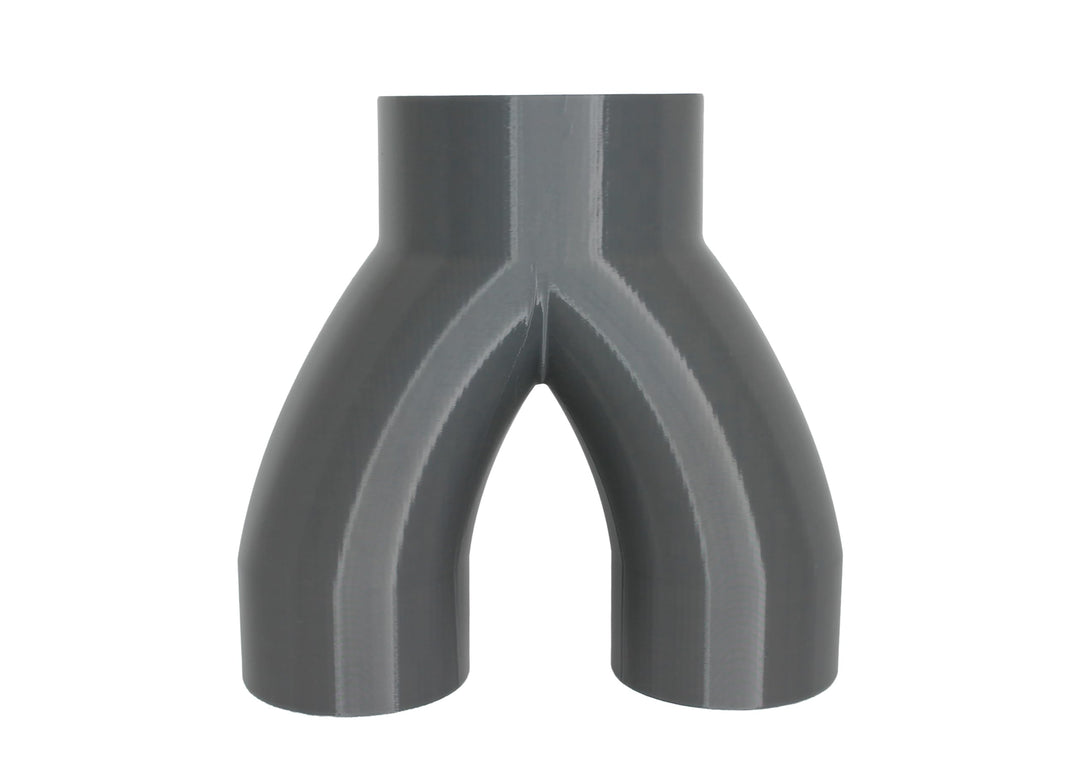 DRUCKKRAFT 2-Wege Abzweig Rohr DN100 - DN75 | Abzweigstück | Y-Verteiler | Absauganlage | Rohrverbin