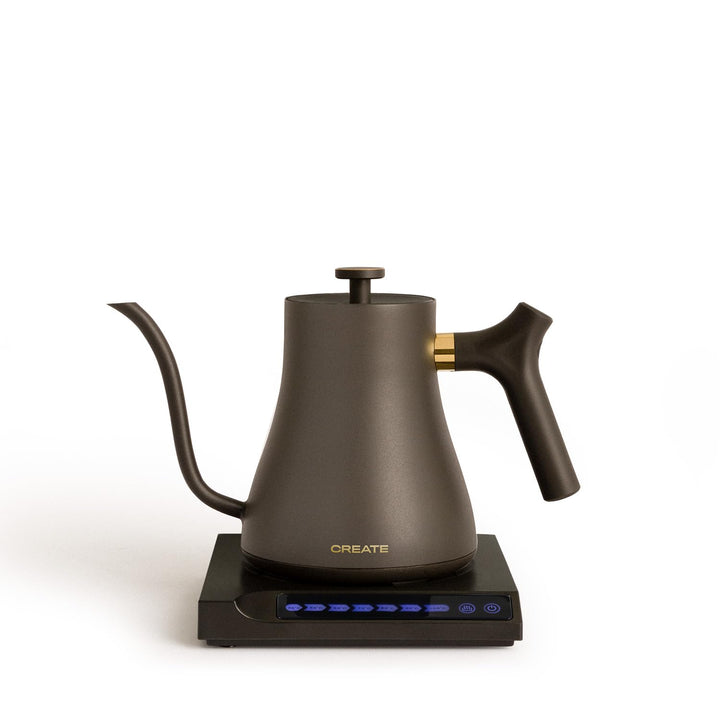CREATE/HATTORI SWAN/Elektrischer Wasserkocher 0,5L Schwarz/Warmhalten, Sicherheitssystem, Thermostat