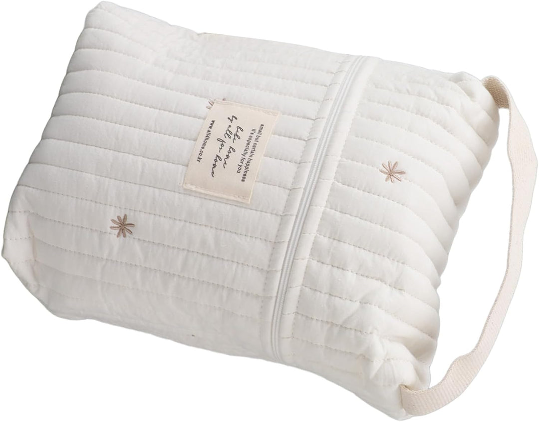 Hapivida Babyflaschentasche, Baby Mahlzeitentasche, Tragbare Flaschentasche mit Gesticktem Muster, F