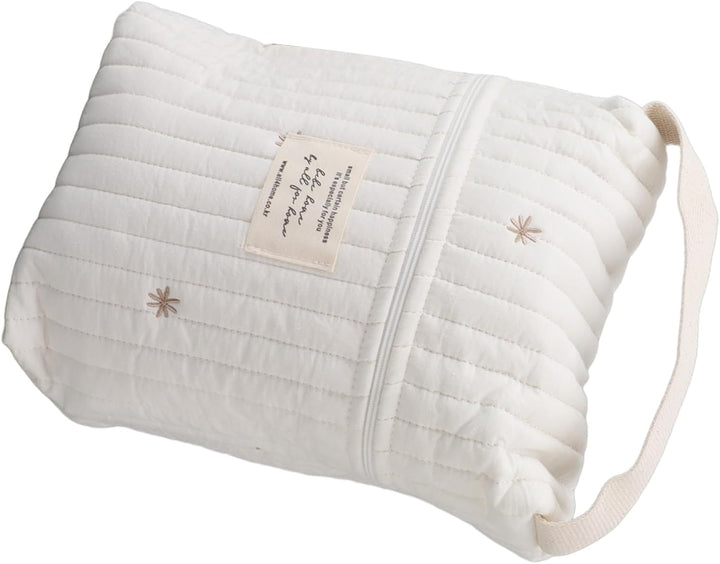 Hapivida Babyflaschentasche, Baby Mahlzeitentasche, Tragbare Flaschentasche mit Gesticktem Muster, F