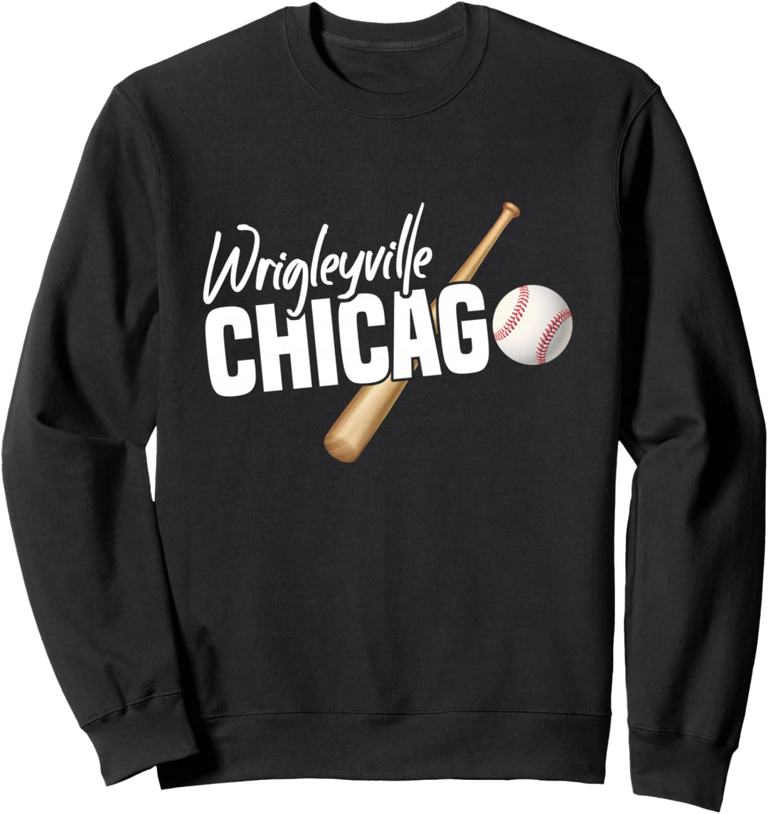 Wrigleyville Chicago Baseball-Amerikanisch Sweatshirt