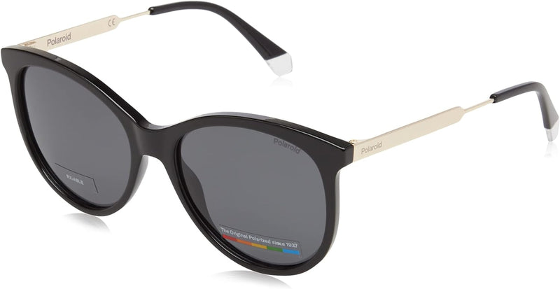 Polaroid Unisex Sunglasses 57 807/M9 Black, 57 807/M9 Black