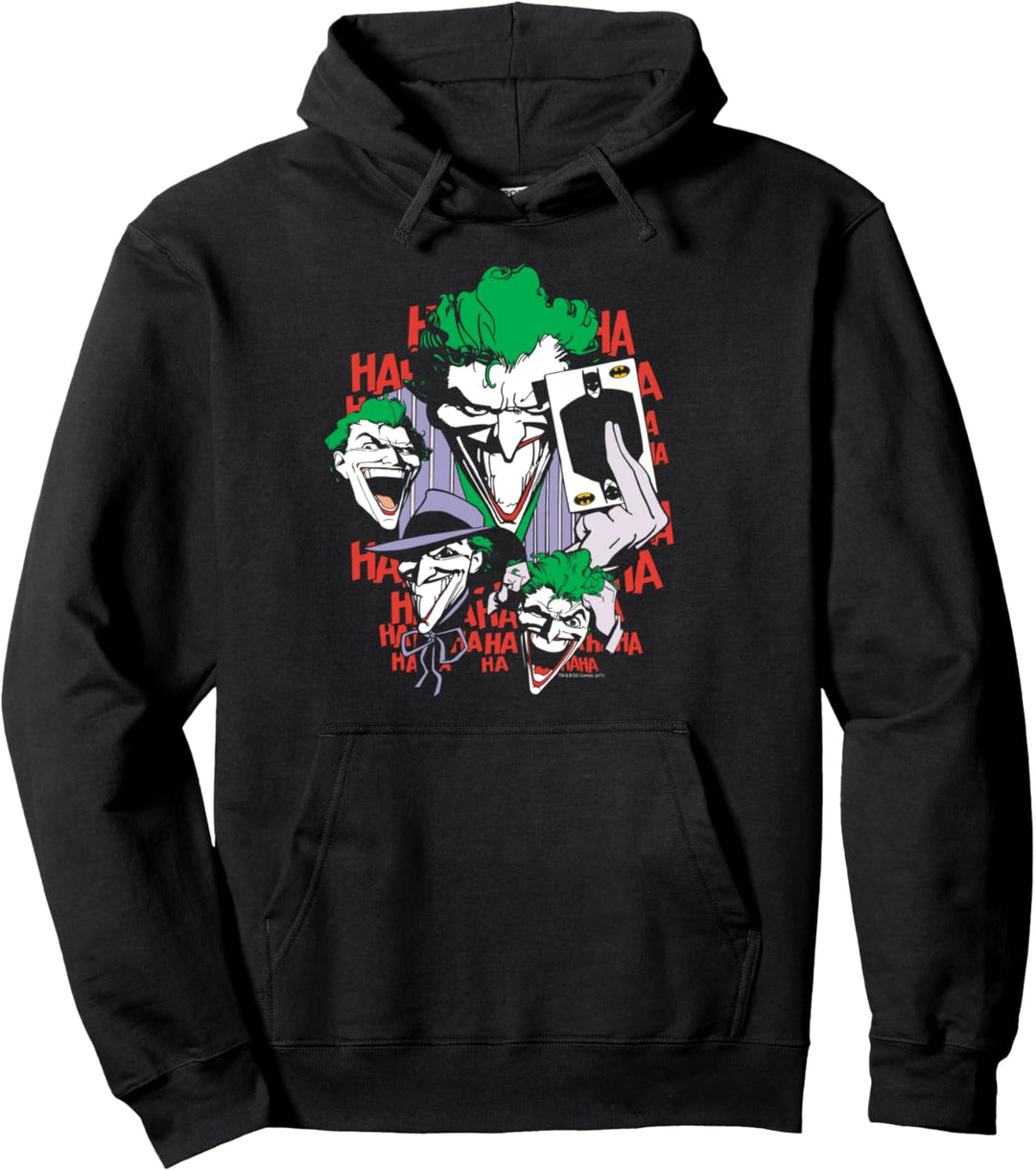 Batman the Joker Four of a Kind Pullover Hoodie