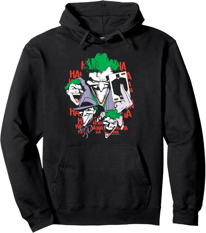 Batman the Joker Four of a Kind Pullover Hoodie