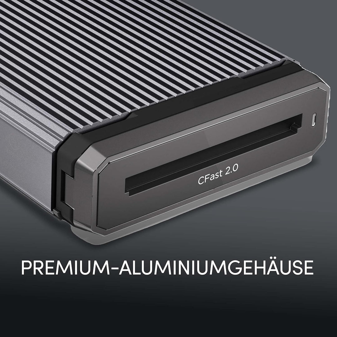 SanDisk PROFESSIONAL PRO-READER CFast, High-Performance Kartenleser für CFast-Karten, kompatibel mit