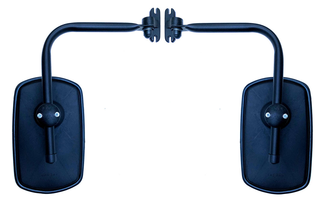 MelTruck® 2x Aussenspiegel 260x155 mm Ø14-20 mm E20 und Spiegelhalter für LKW Bagger Traktor