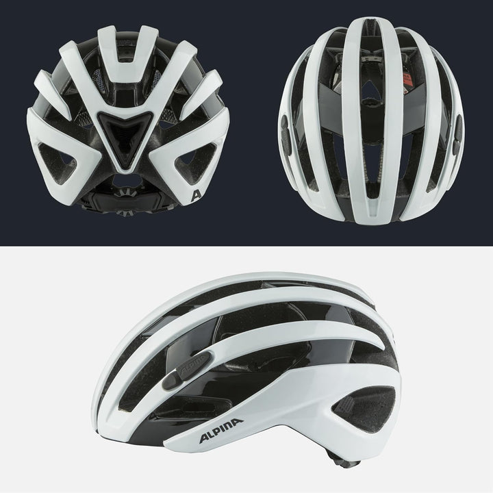 Alpina Ravel Helm weiss white gloss 51-56 cm, white gloss 51-56 cm