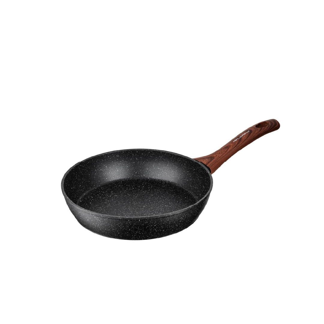 FLORINA Aluminium-Bratpfanne MASTER BLACK 28 cm | Antihaftbeschichtung | Für alle Herdarten inkl. In