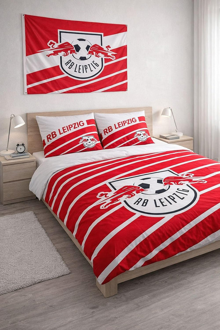 RBL Stripe Bettwäsche-Garnitur 135x200 cm+80x80 Kissenbezug