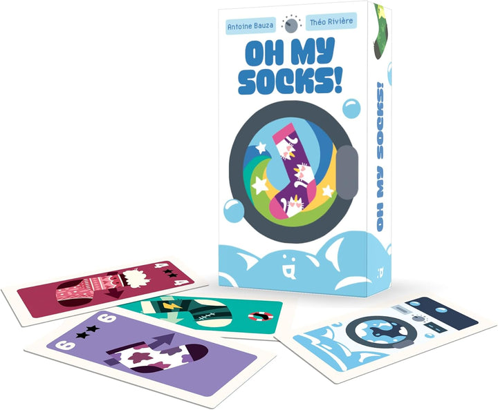Helvetiq Oh My Socks, Gesellschaftsspiel, Lustiges Socken-Kartenspiel, Für die coolste Socken-Sammlu