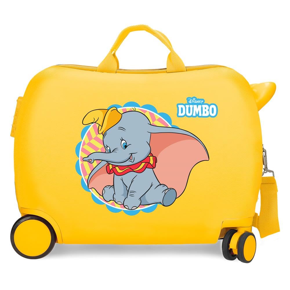 Disney Dumbo Kinderkoffer Ocker 50 x 39 x 20 cm starr ABS-Kombinationsverschluss seitlich 78 l 1,8 k