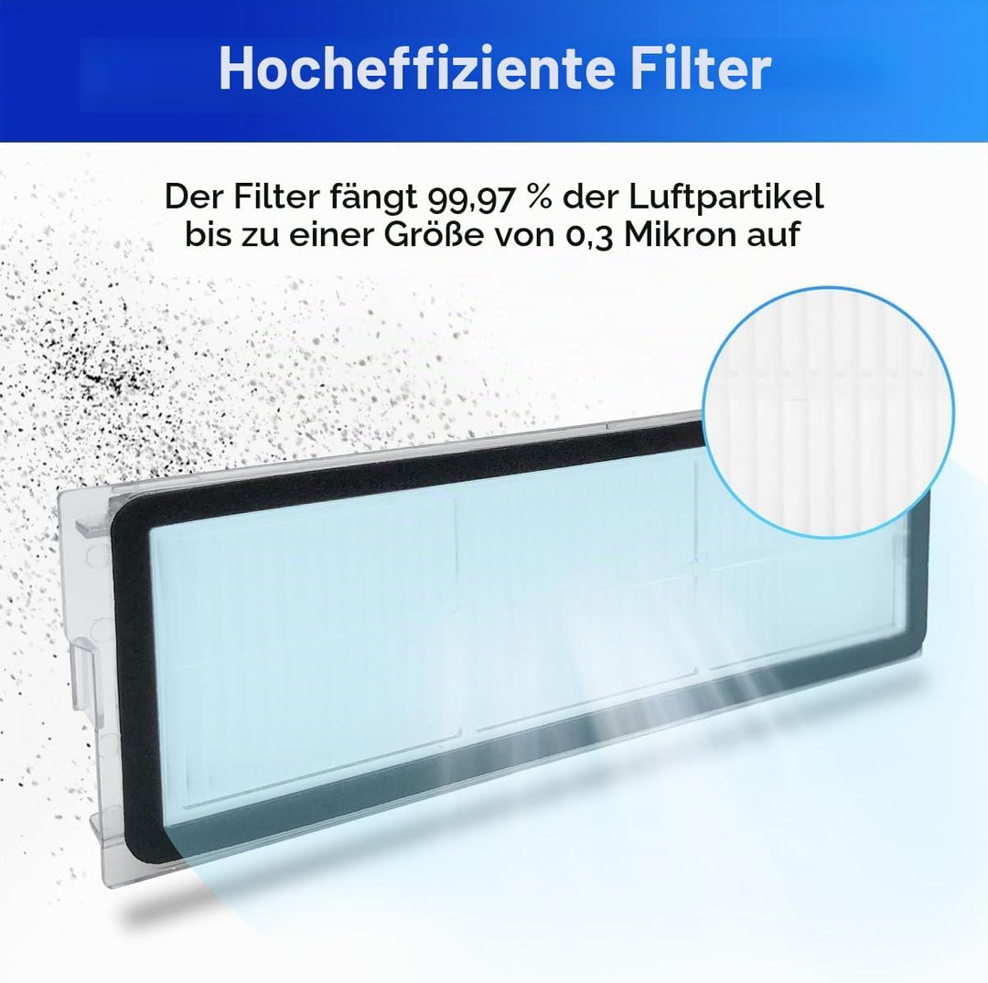 HomeTimes Ersatzteile für Roborock Qrevo Pro für Q revo Maxv Saugroboter Zubehör mit 1 Gummibürsten