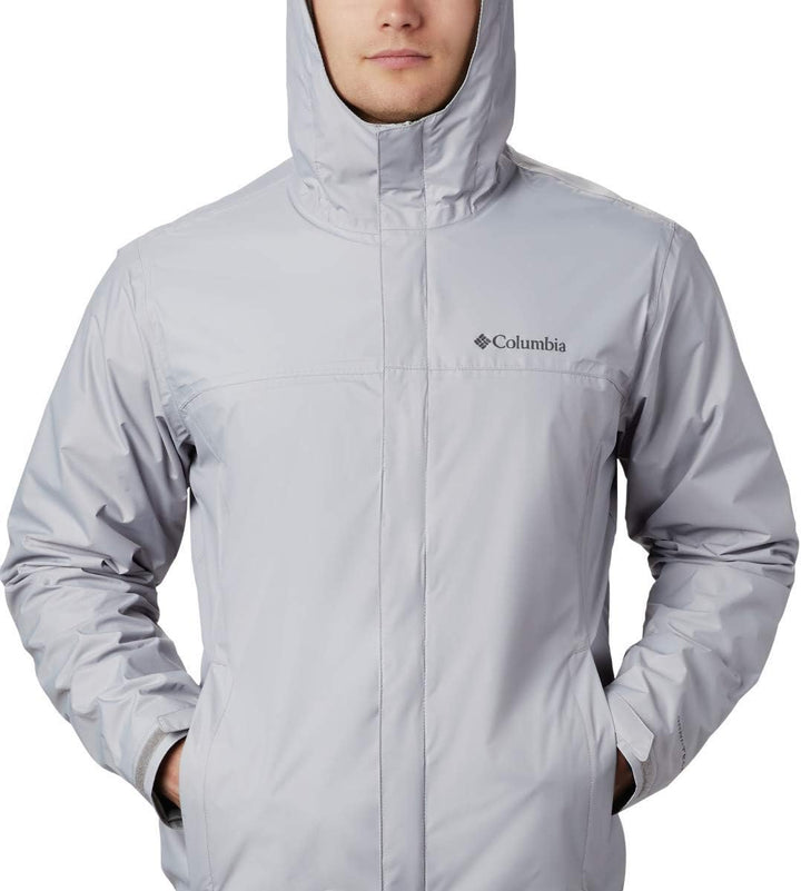 Columbia Herren Watertight Ii Front-Zip Hooded Rain Jacket Regenjacke S Columbia Grau, S Columbia Gr