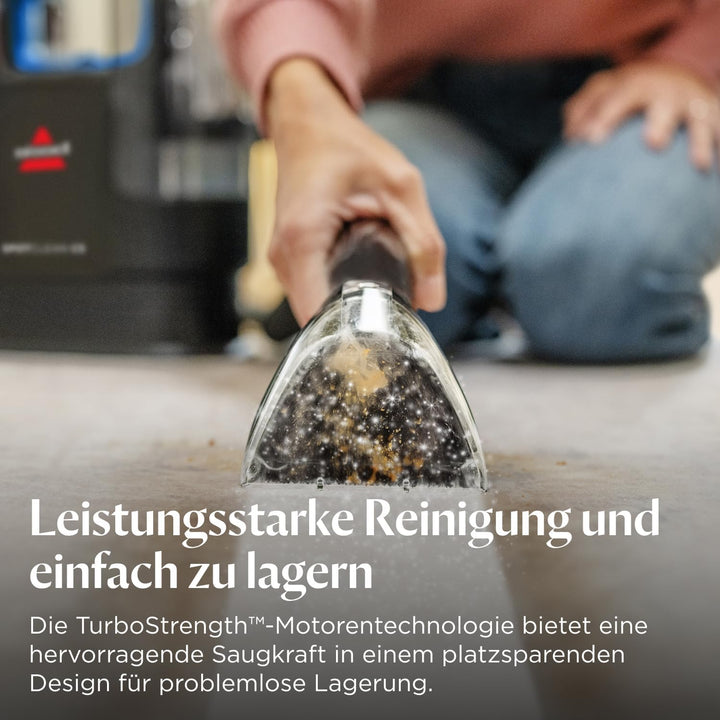 BISSELL SpotClean C5, Polsterreiniger Gerät, Teppichreiniger mit Triple Action System, Leichtgewicht