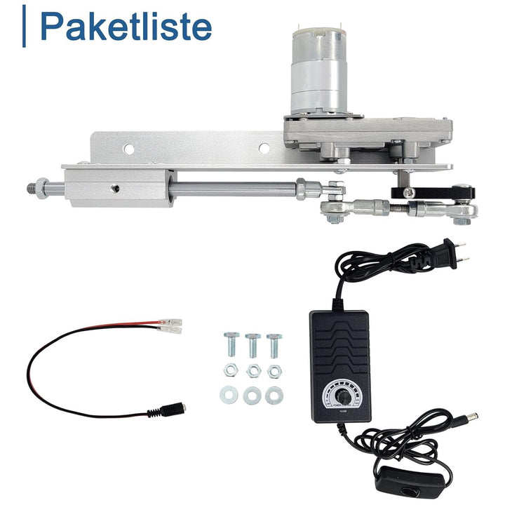 Hubkolbenmotor Linearaktuator DC 24V DIY Motor Hub 2cm-8cm 120rpm mit Drehzahlregler