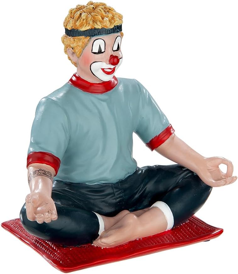 Gildeclown Yoga - kleine Figur Dekoration - Geschenke für Frauen - H 13,5 cm 04 Gildeclown - Yoga, 0