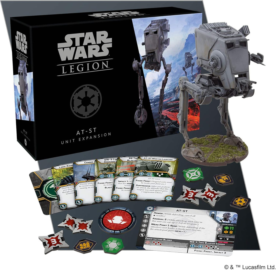 Atomic Mass Games, Star Wars: Legion at-ST Unit, Miniatures Game, Ages 14+, 2 Players, 120-180 Minut