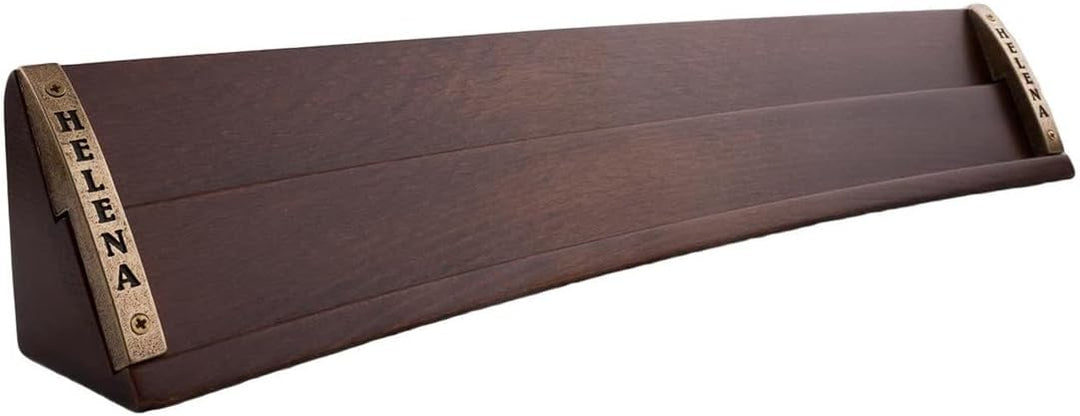Helena Wood Art, Handgemachtes Oval Rummy Set aus Holz inklusive Tasche, 100% Holz, Deluxe Edition,