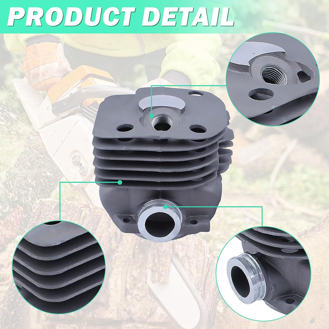 Adefol Nikasil überzogen 50mm Zylinder Kolben Nadellager Dichtung Kit Für Husqvarna 365 371 372 XP 3