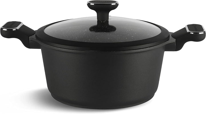Edenberg 12 TLG topfset induktion, töpfe & pfannen beschichtet, kochtopf Set | induktions töpfe Set,