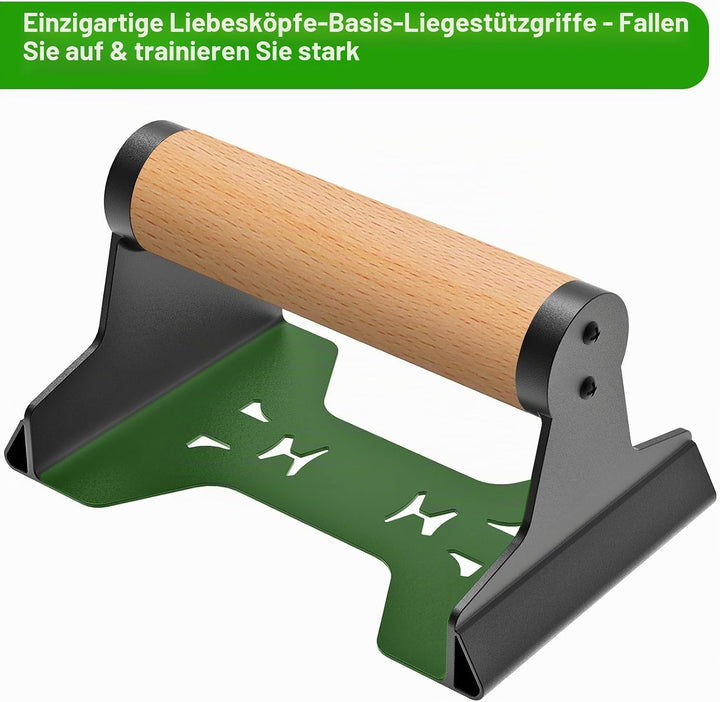 SELEWAERE Calisthenics Equipment Liegestützgriffe - Rutschfest Parallettes Handstand Griffe Robuste