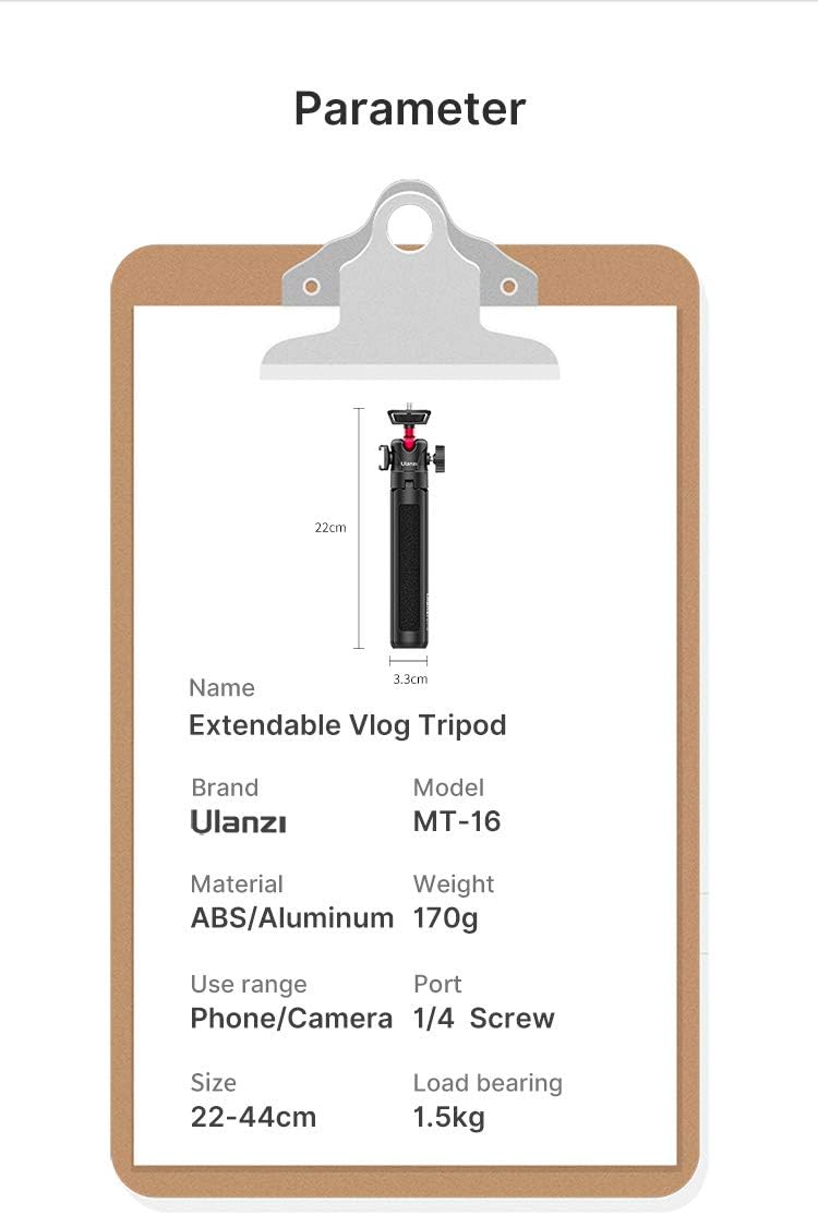 Mini Kamera Stativ, Desktop Vlogging Stativ mit 360° Kugelkopf 1/4 Schraube Cold Shoe Mount, Video S