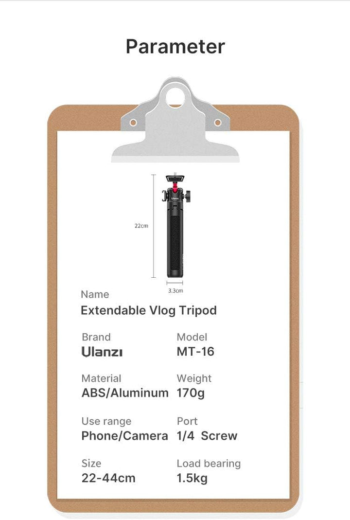 Mini Kamera Stativ, Desktop Vlogging Stativ mit 360° Kugelkopf 1/4 Schraube Cold Shoe Mount, Video S