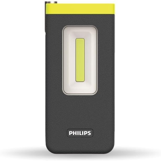 Philips Xperion 6000 Pocket LED-Arbeitsleuchte, kompakte wiederaufladbare Werkstattlampe, Taschenlam