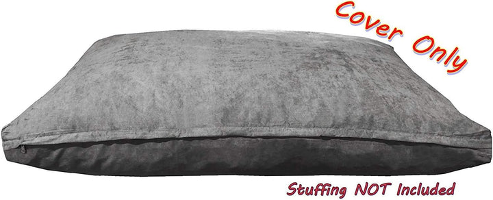 dogbed4less Wildleder-Bettbezug für kleine mittelgrosse bis grosse Jumbo-Hundebetten, in 7 Grössen e