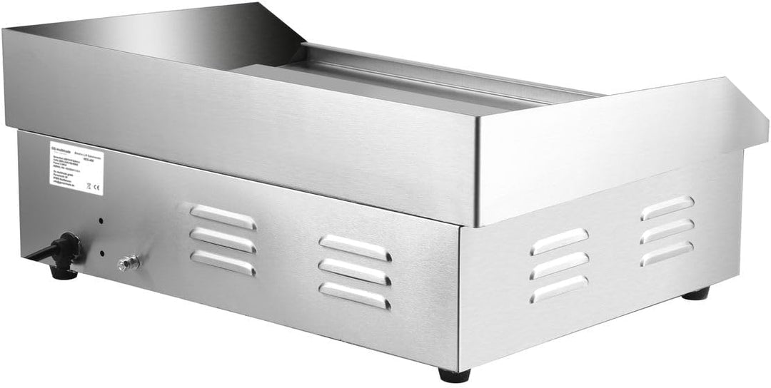 Grillplatte Elektrogrill, GS Multitrade für gleichmässig gegrilltes Fleisch. Aus Edelstahl mit glatt