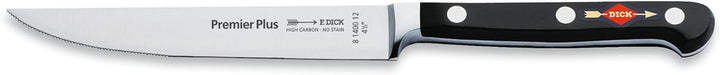 F. DICK Premier Plus Steakbesteck 4-teilig (2 Steakmesser + 2 Gabeln, ergonomischer Griff, Klinge au