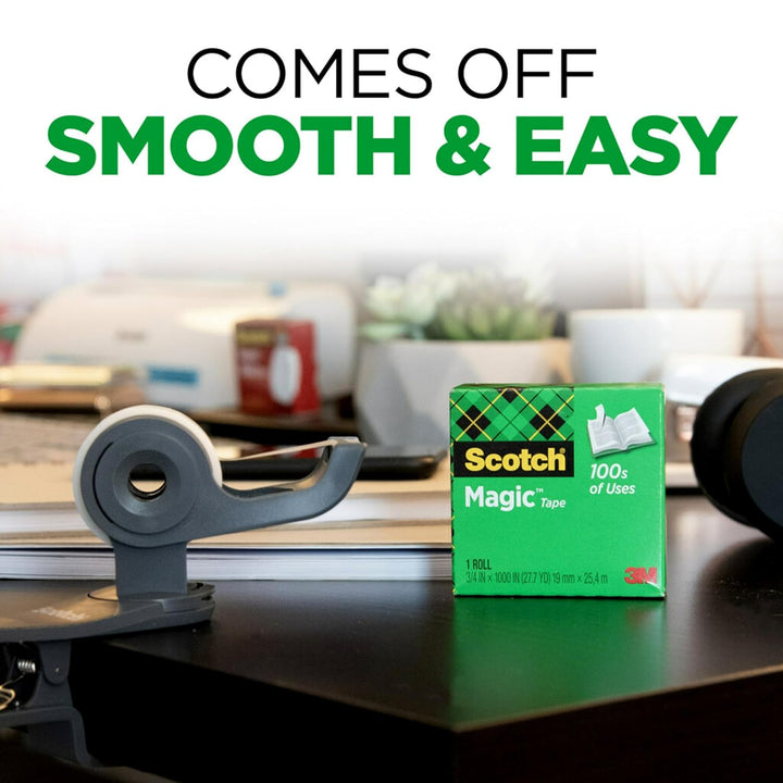 SCOTCH MAGIC TAPE 0.75X1000, Size: 6X2 ROLL by Scotch
