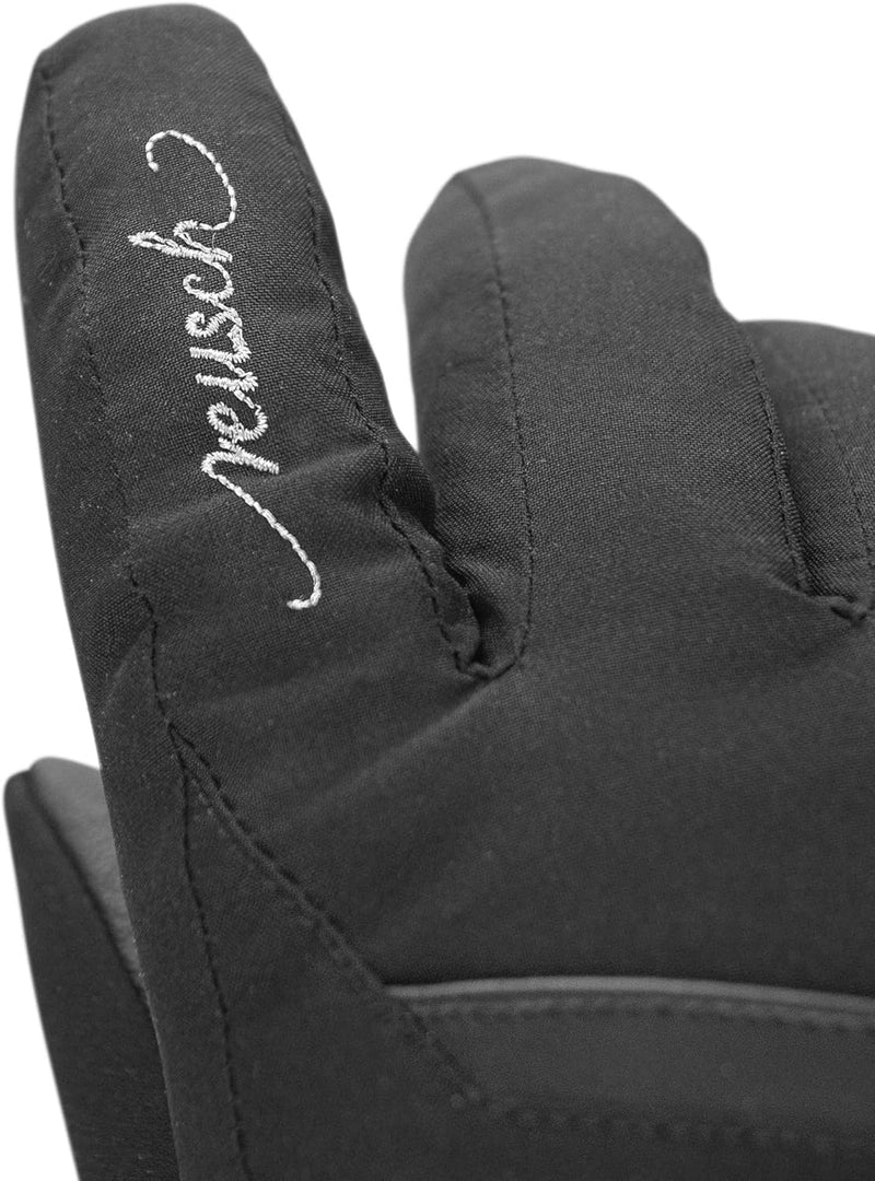 Reusch Damen Erwachsene Fingerhandschuhe Sandy Gore-tex Warm, Wasserdicht, Atmungsaktiv 6 schwarz-si