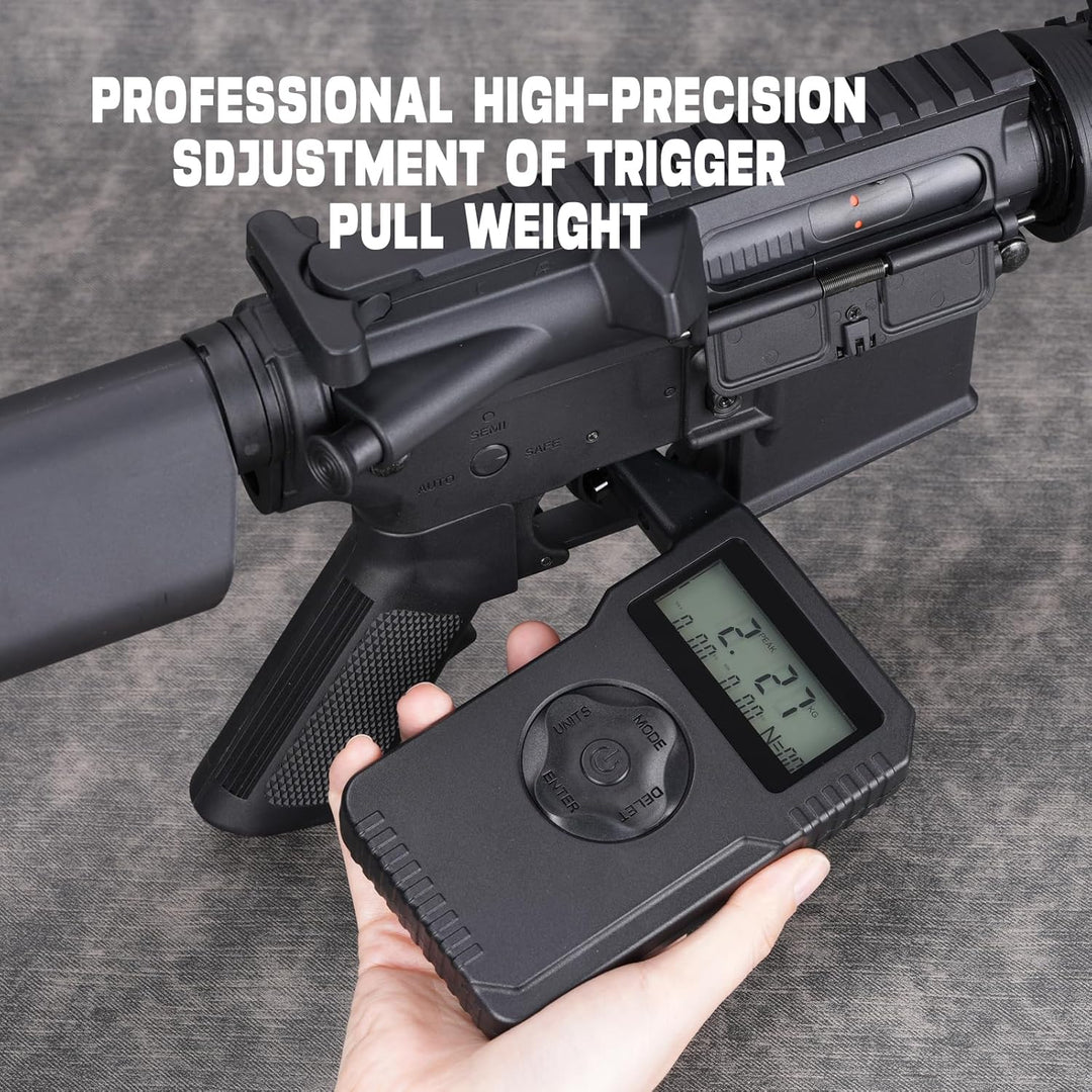 BOOSTEADY Digitaler Auslöse-Zugmesser für genaue Messwerte Auslöse-Zugmessgerät mit LCD-Display (Zwe